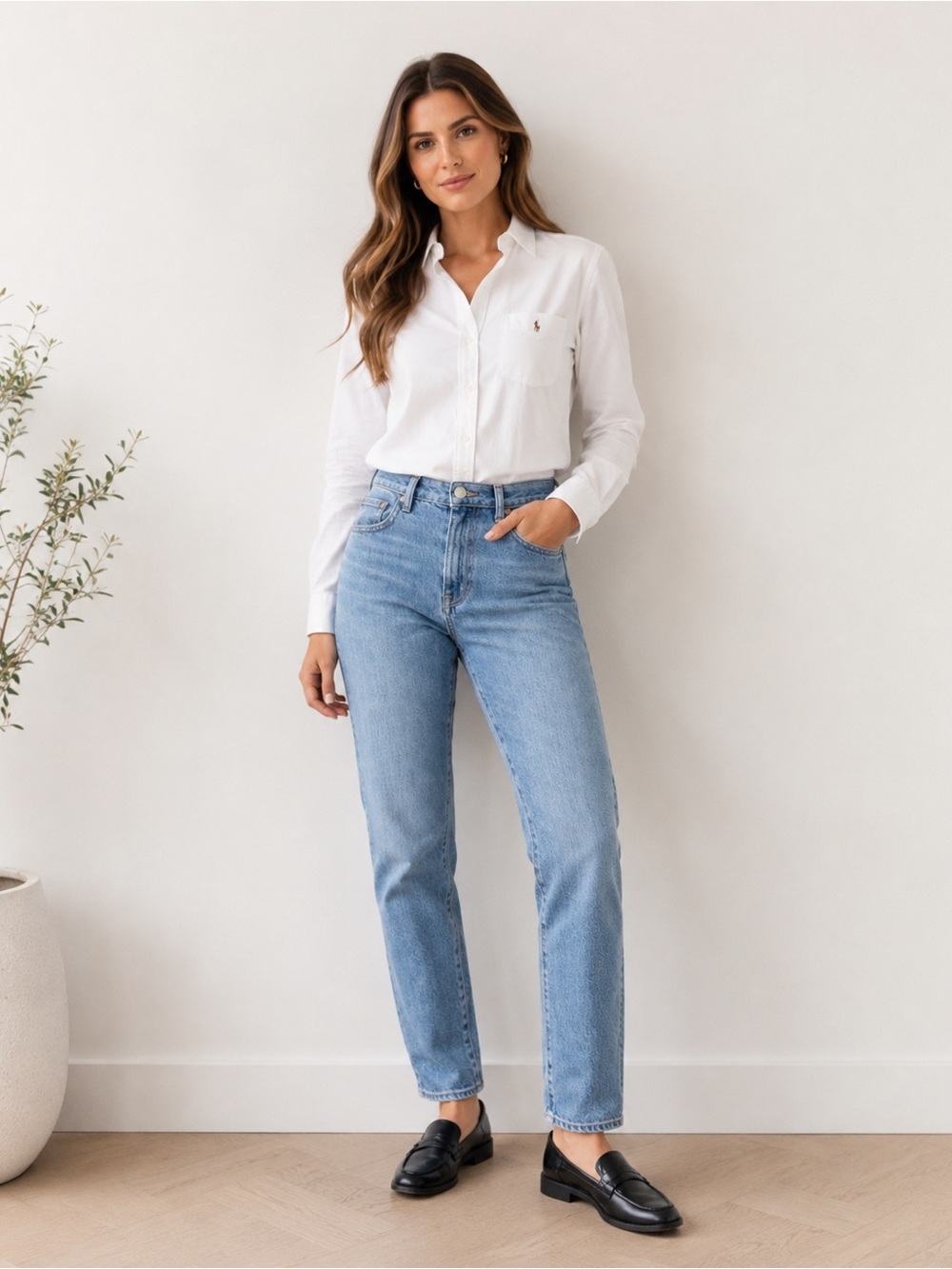 Lauren Ralph Lauren Classic Straight Leg Jeans | Size 14 | Stretch Cotton